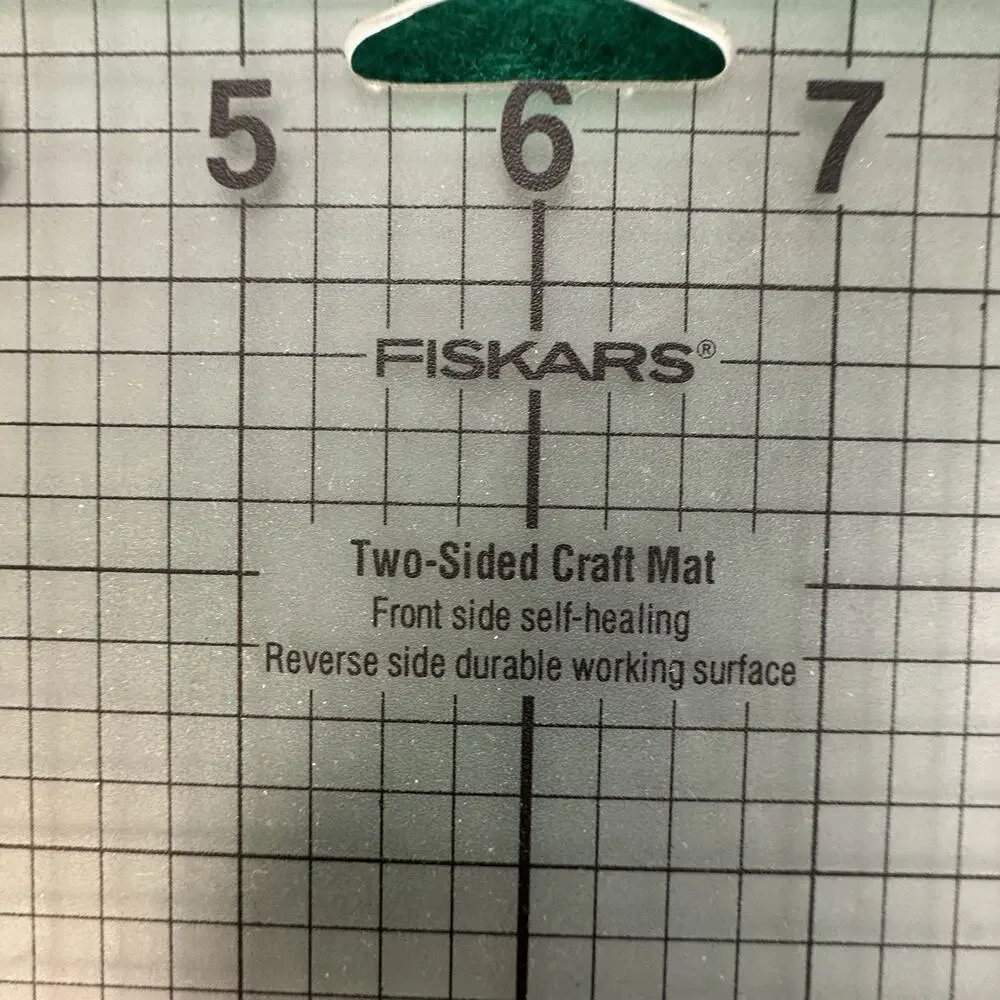 Fiskars 12x12 Two-Sided Self Healing Craft Cutting Mat Scrapbooking Sewing